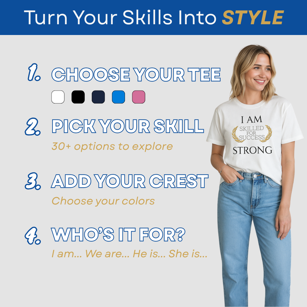 Build A Skill T-shirt Customization